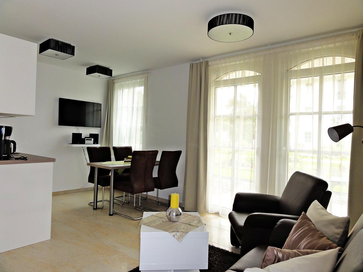 3 Zimmer Ferienwohnung Haus Meeresblick Mit Meerblick A005 Mit Suedterrasse Und Strandkorb Baabe Zewnętrze zdjęcie